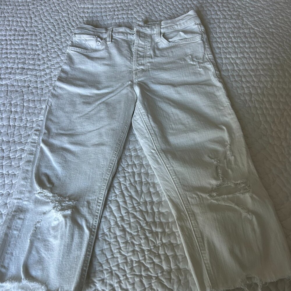 MOTHER white jeans Size 28